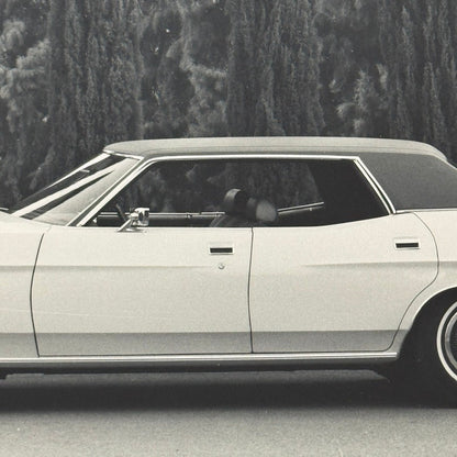 1972 Ford Galaxie 500 Hardtop Car Factory Press Photo Photograph Print
