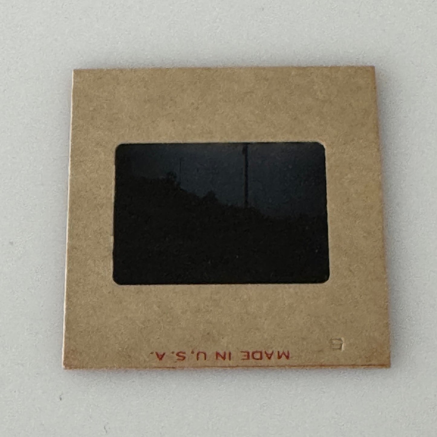 35mm Slide Vintage Image California Highway Construction Truck Trucks