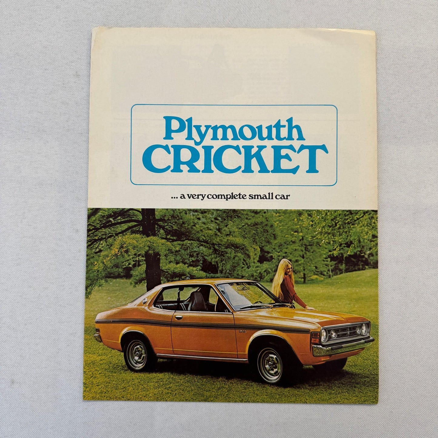 1976 Plymouth Cricket Car Sales Brochure Catalog Formula S Coupe Sedan Wagon