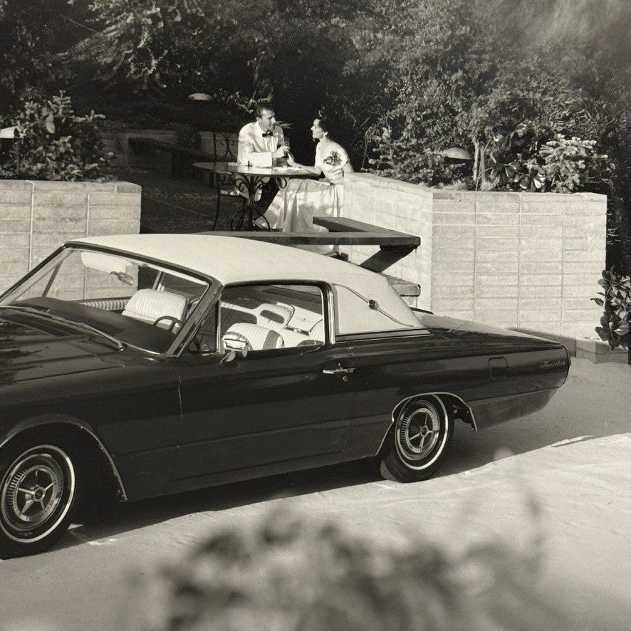 Vintage 1966 Ford Thunderbird Car Automobile Photo Photograph Modern Print