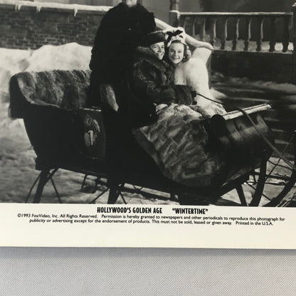 Movie Film Press Photo Photograph Wintertime Hollywood Golden Age 1993