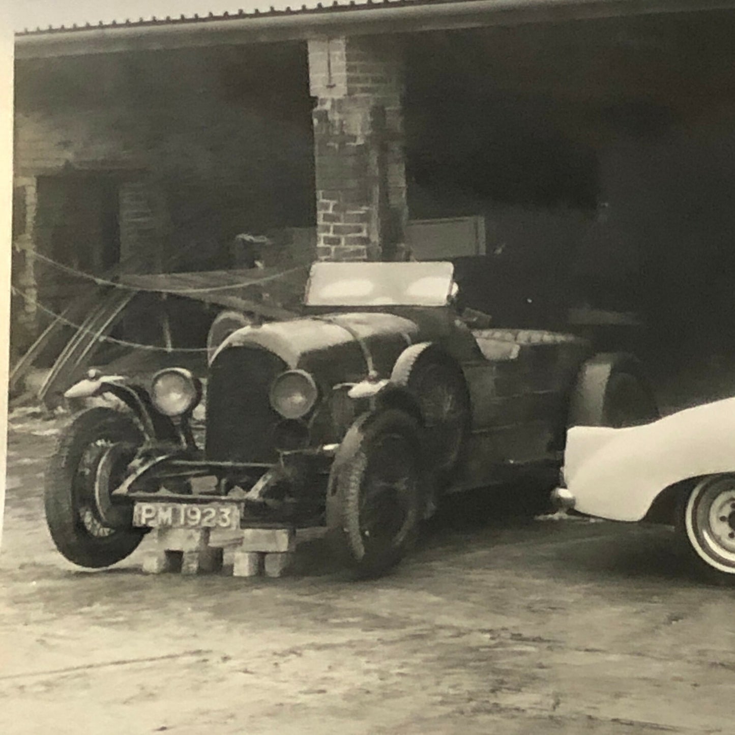 Vintage 1923 Bentley Blue Label and 1955 Daimler Conquest Roadster Photo Print