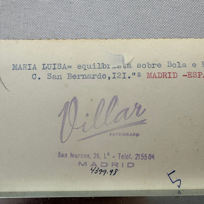 Circus Balancing Act Photo Photograph Maria Luisa Madrid Spain