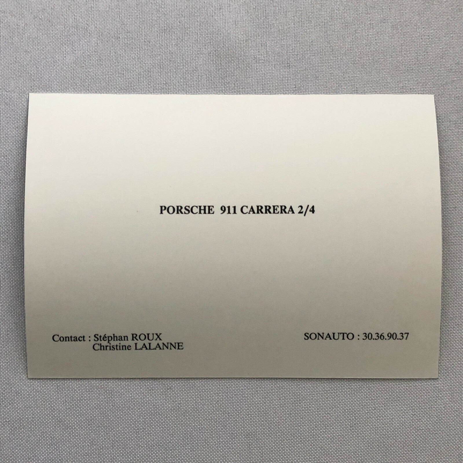 Porsche 911 Carrera 2/4 Factory Press Photo Photograph Print 