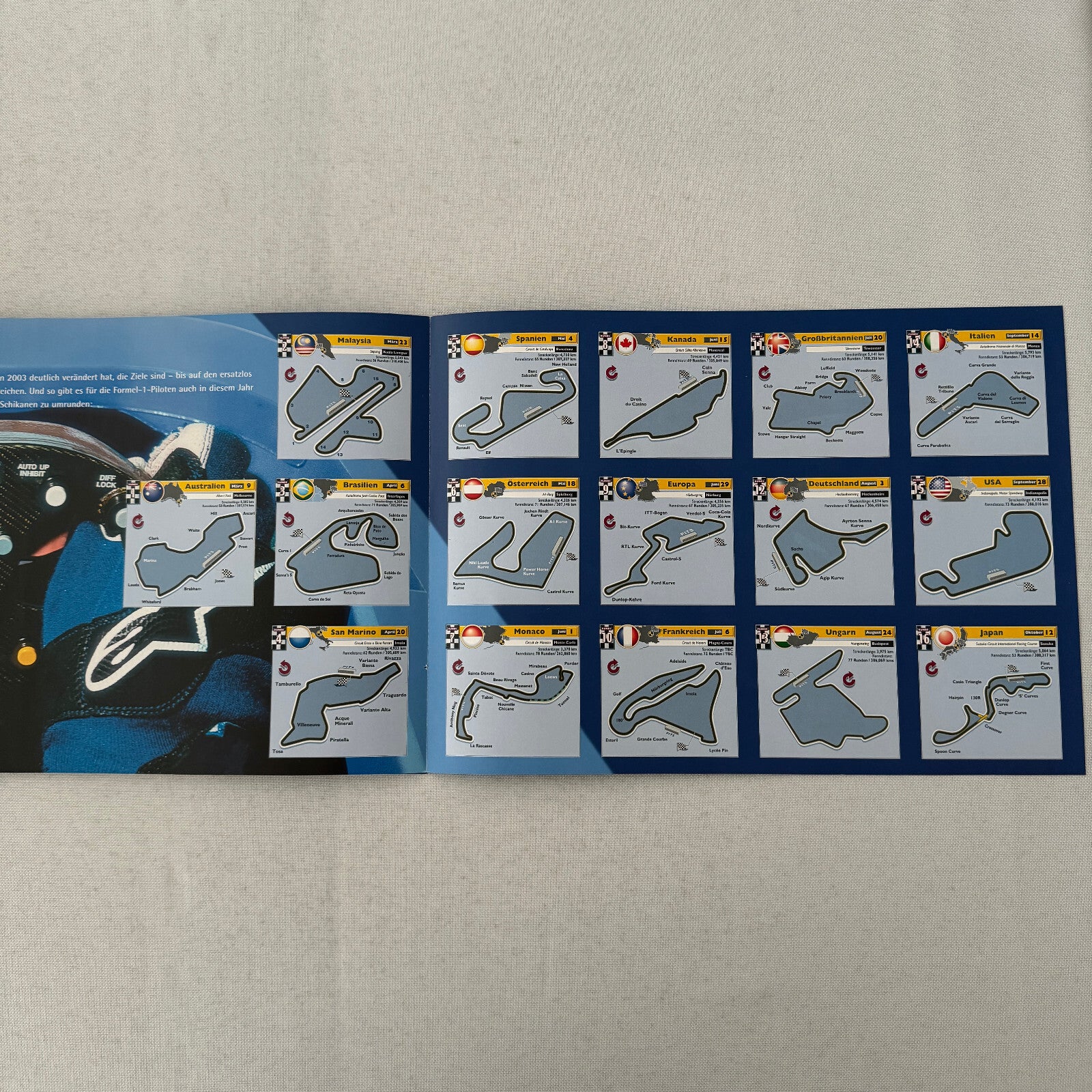 2002 Renault Formula One F1 Team Brochure Jarno Trulli Fernando Alonso