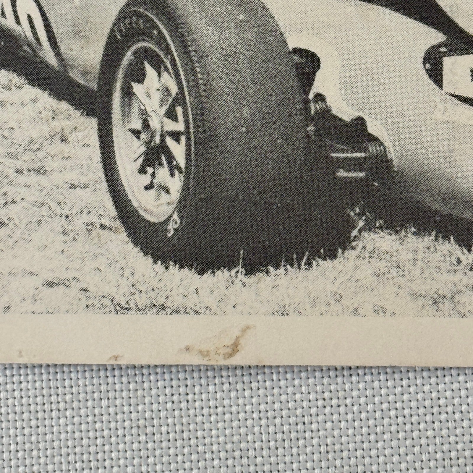 Vintage Racing Photograph Photo Card Print STP Racing Car