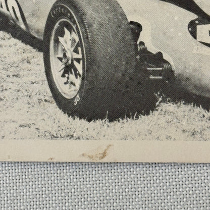 Vintage Racing Photograph Photo Card Print STP Racing Car