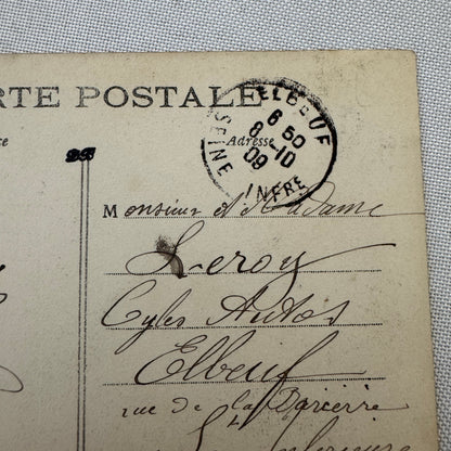 Vintage Zeppelin Airship Dirigible Postcard Post Card French Dirigeable Liberte