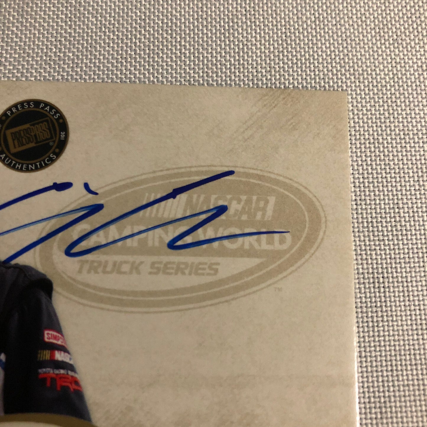 2011 Press Pass Fanfare Autograph Graig Goess Signed Card Signature Auto NASCAR