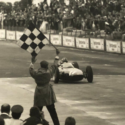 Graham Hill BRM Racing Photo Photograph Grand Prix 1962 ? Modern Print