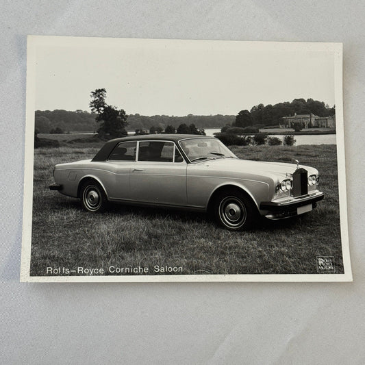 Vintage Rolls Royce Corniche Saloon Car Photo Photograph Print