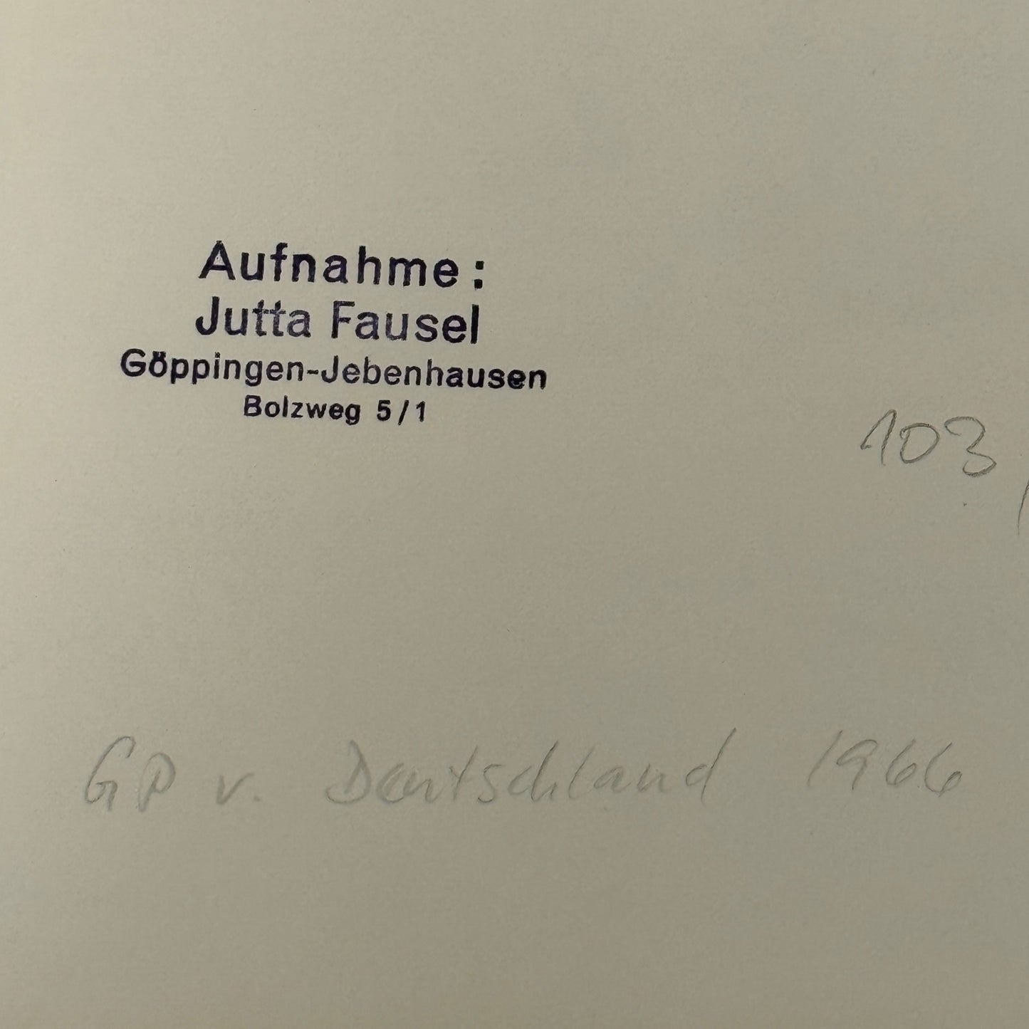 Vintage Racing Photo Mike Spence 1966 German Grand Prix Race Motorsport