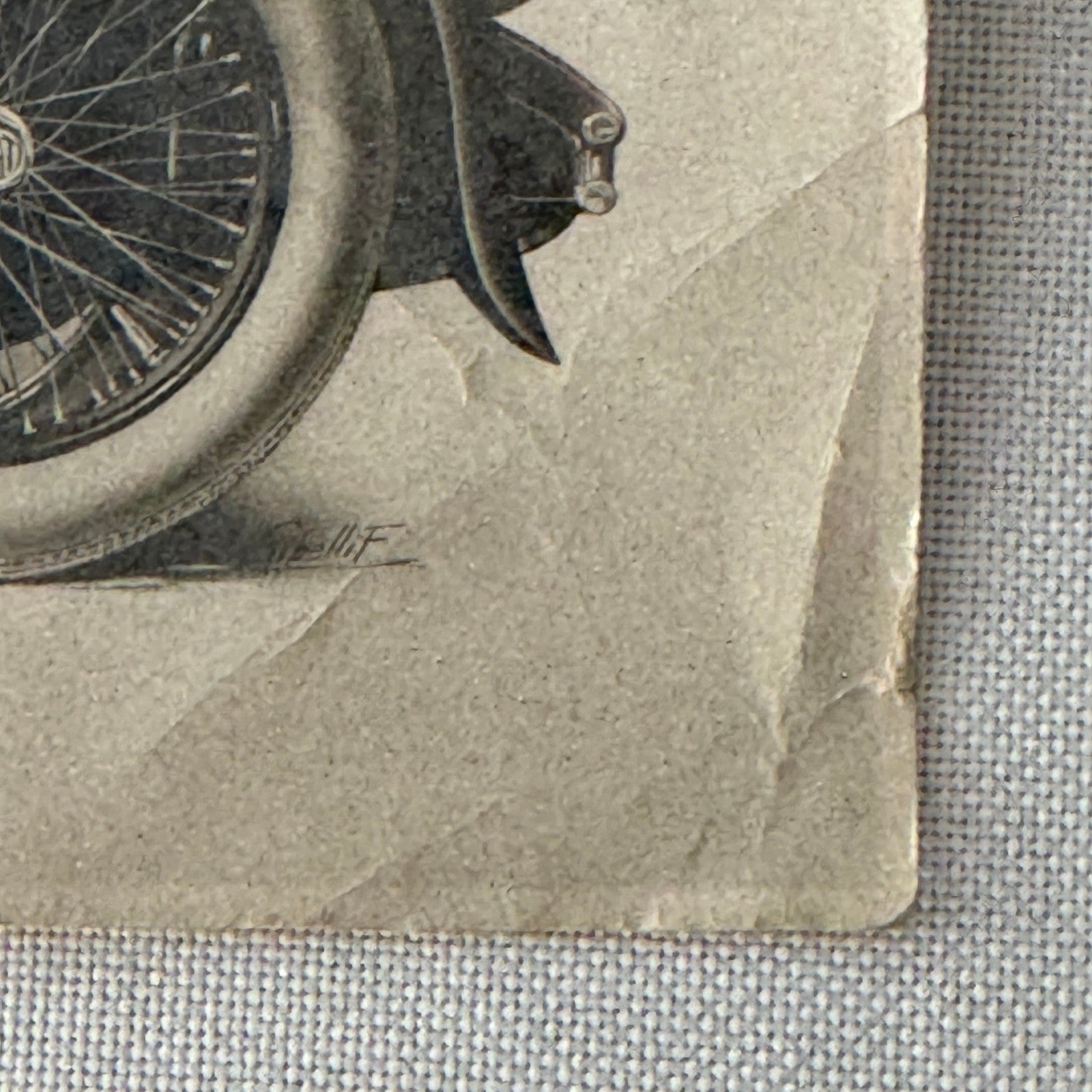 Vintage Fiat Car Automobile Photo Photograph Print Illustration Design Art