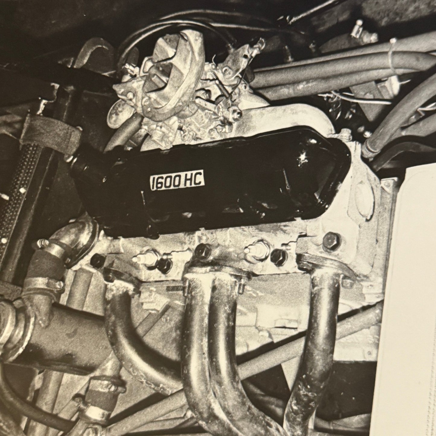 Vintage Car Racing Photo Photograph Print Engine Motor