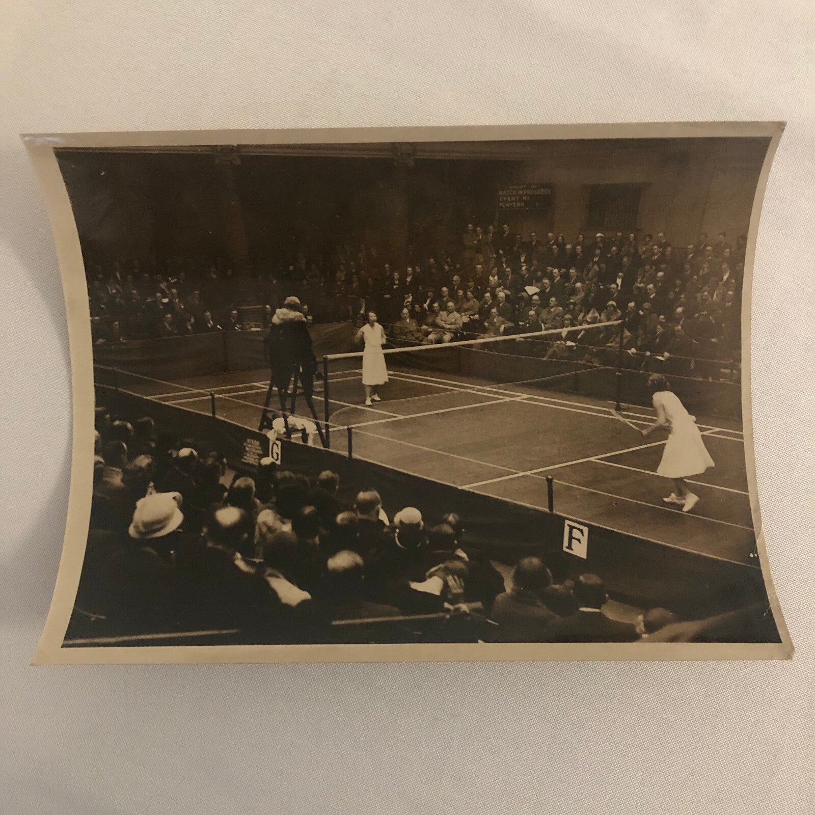 Press Photo Photograph Ladies Badminton Championship 1934 London Westminster