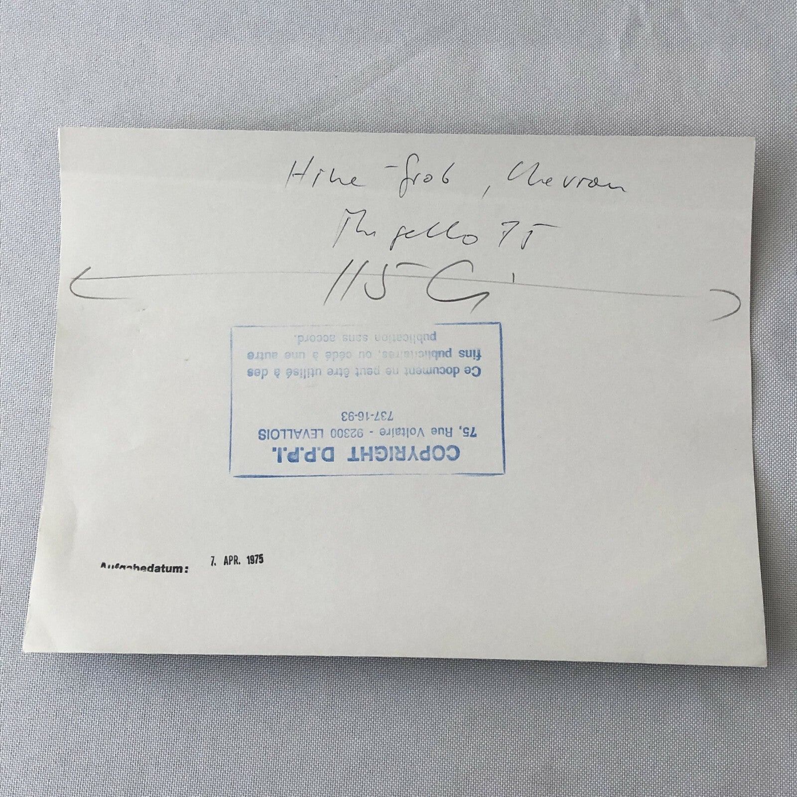 Vintage Racing Photo Photograph 1975 1000 KM de Mugello Chevron B31 Hart Ford 