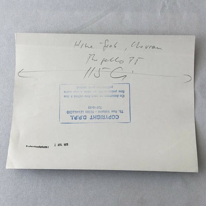 Vintage Racing Photo Photograph 1975 1000 KM de Mugello Chevron B31 Hart Ford 