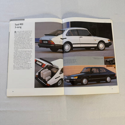 1993 Saab 900 Car Sales Brochure Catalog Saab 900 Cabriolet Turbo 16S GERMAN