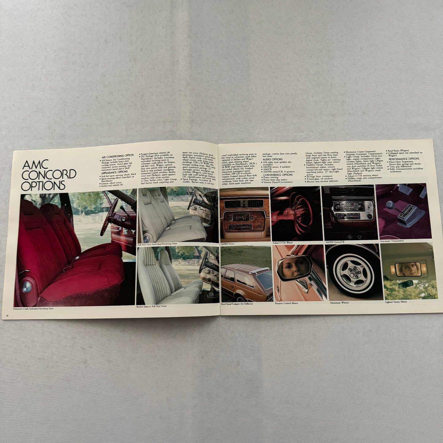 1978 AMC Car Sales Brochure Catalog AMC Concord Pacer Gremlin AMX Matador