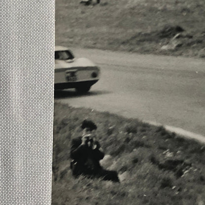 Vintage Bernard Cahier Racing Photo Photograph John Surtees Lola Chevrolet + 