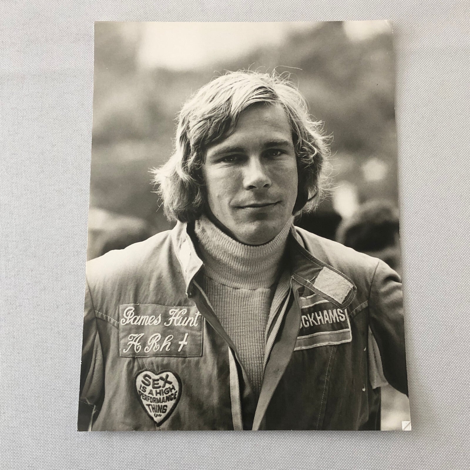 James Hunt Grand Prix Formula One F1 Racing Driver Portrait Photo Photograph