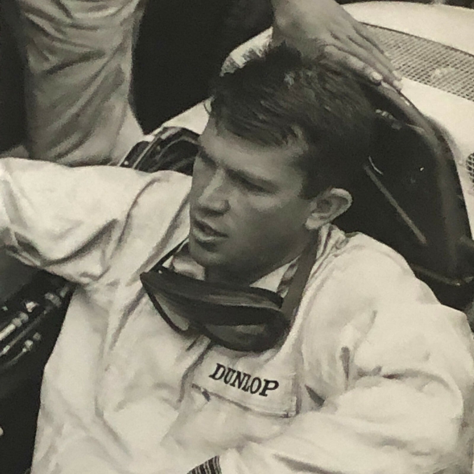Vintage 1964 Ronnie Bucknum Honda Racing Driver Photo Photograph Print USA GP ? 