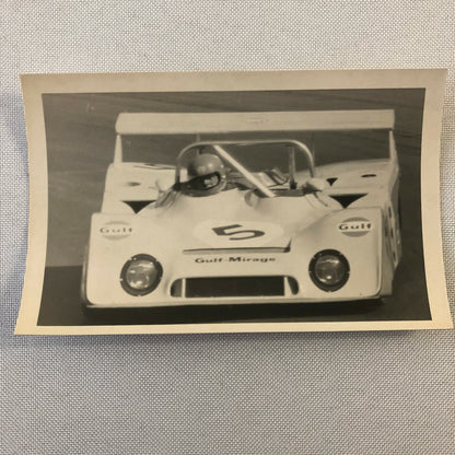 Vintage Car Racing Photo Photograph Print Gulf Mirage Car
