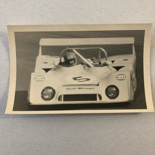 Vintage Car Racing Photo Photograph Print Gulf Mirage Car
