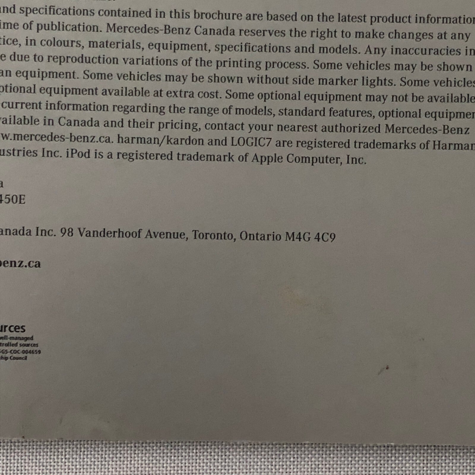 2011 Mercedes CLS Class Sales Brochure Catalog CLS550 CLS63 AMG 550 63