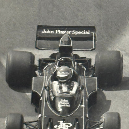 Vintage Racing Photo Lotus Ford 1975 Monaco Grand Prix Race F1 Ronnie Peterson