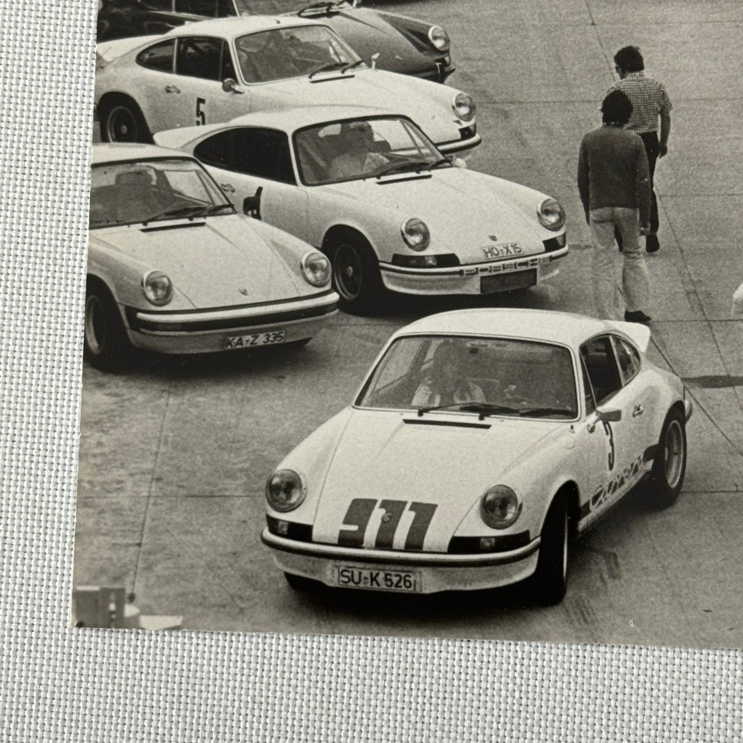 Vintage Porsche Racing Car Photo Photograph Porsche 911 Club Event 1974