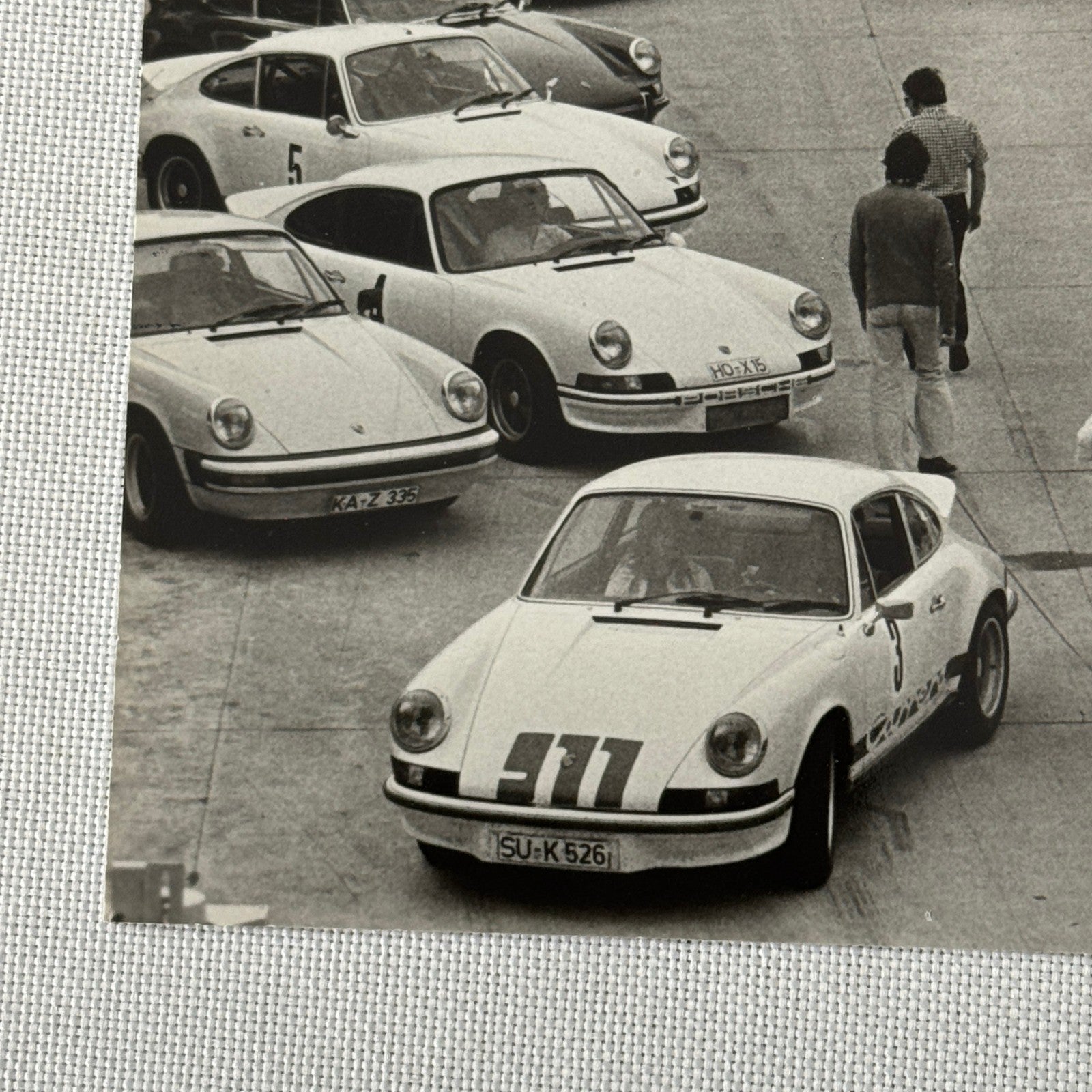 Vintage Porsche Racing Car Photo Photograph Porsche 911 Club Event 1974