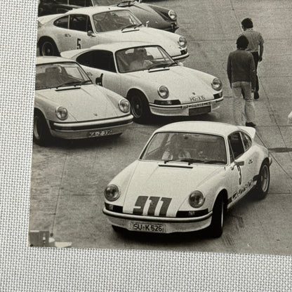 Vintage Porsche Racing Car Photo Photograph Porsche 911 Club Event 1974