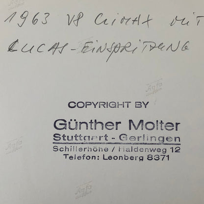 Climax Grand Prix Racing Car Engine Motor Photo Photograph Print Gunther Molter