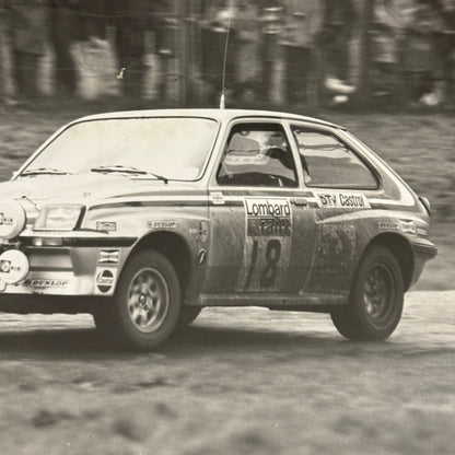 1980 RAC Rally Rallye Car Racing Photo Photograph Vauxhall Chevette Vintage Car