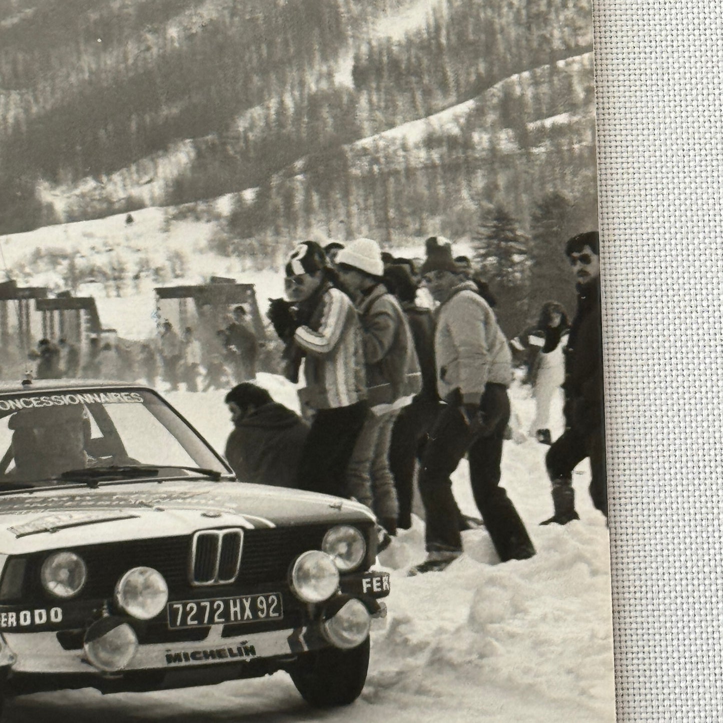 1980 Rallye Monte Carlo Press Photo Photograph DPPI BMW 320i Car