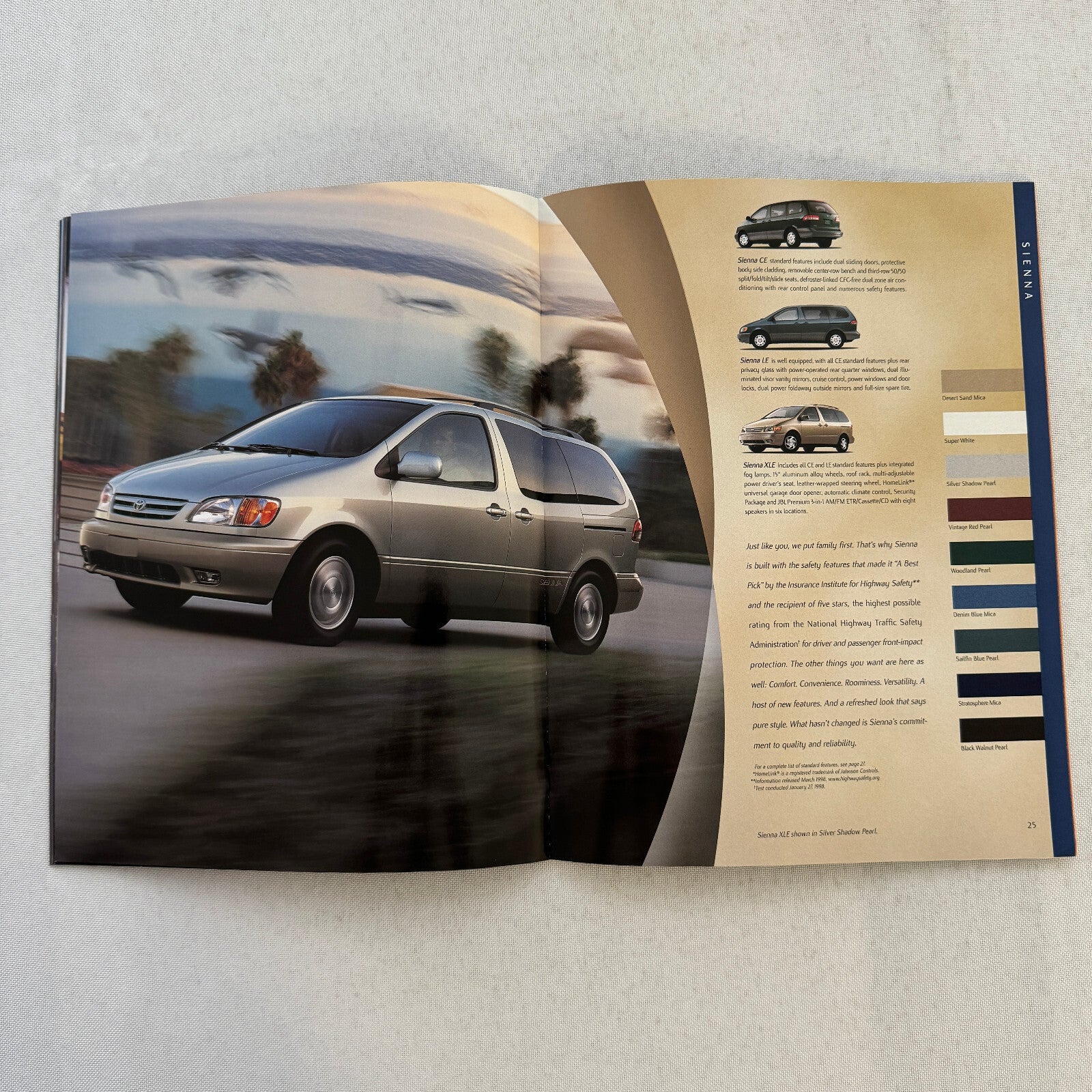 2001 Toyota Sales Brochure Catalog Tacoma Pickup Echo Celica MR2 Rav4 4Runner +