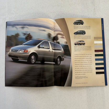 2001 Toyota Sales Brochure Catalog Tacoma Pickup Echo Celica MR2 Rav4 4Runner +