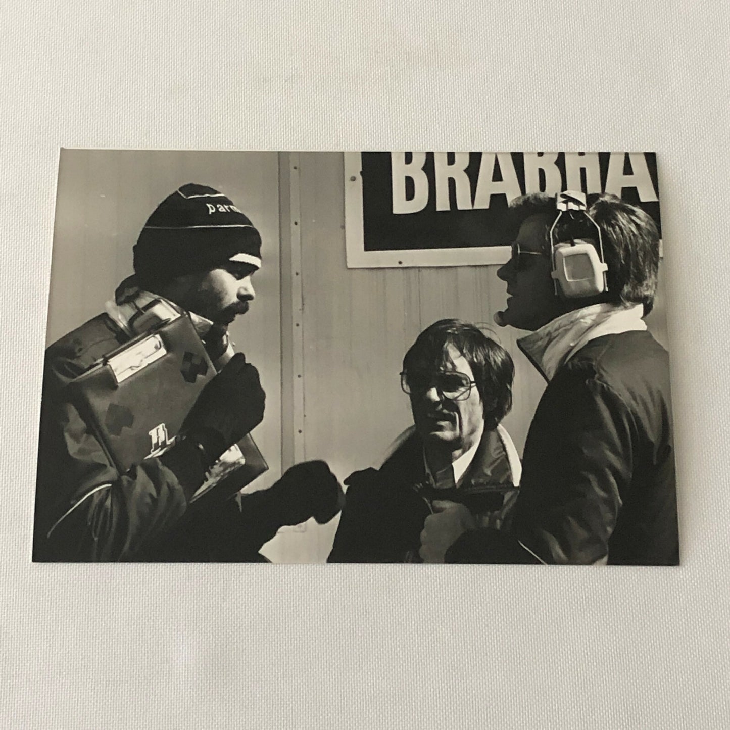 Vintage Brabham Racing Photo Photograph Bernie Ecclestone Gordon Murray + 