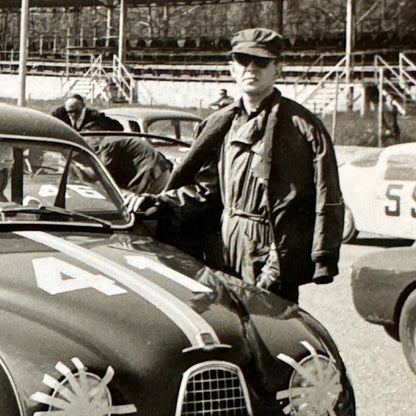 Vintage Saab Racing Car Photo Photograph Print Fiat