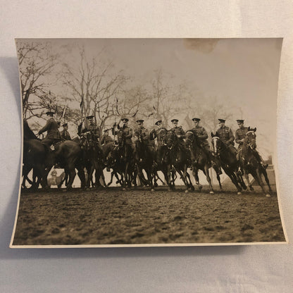 Press Photo Photograph London Royal Horse Guards Musical Ride 1934 Hyde Park UK