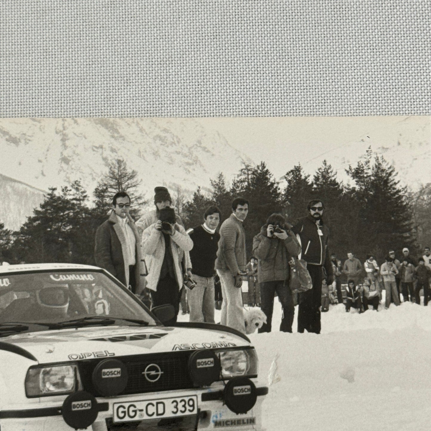 1980 Rallye Monte Carlo Press Photo Photograph DPPI Opel Ascona Rally Car