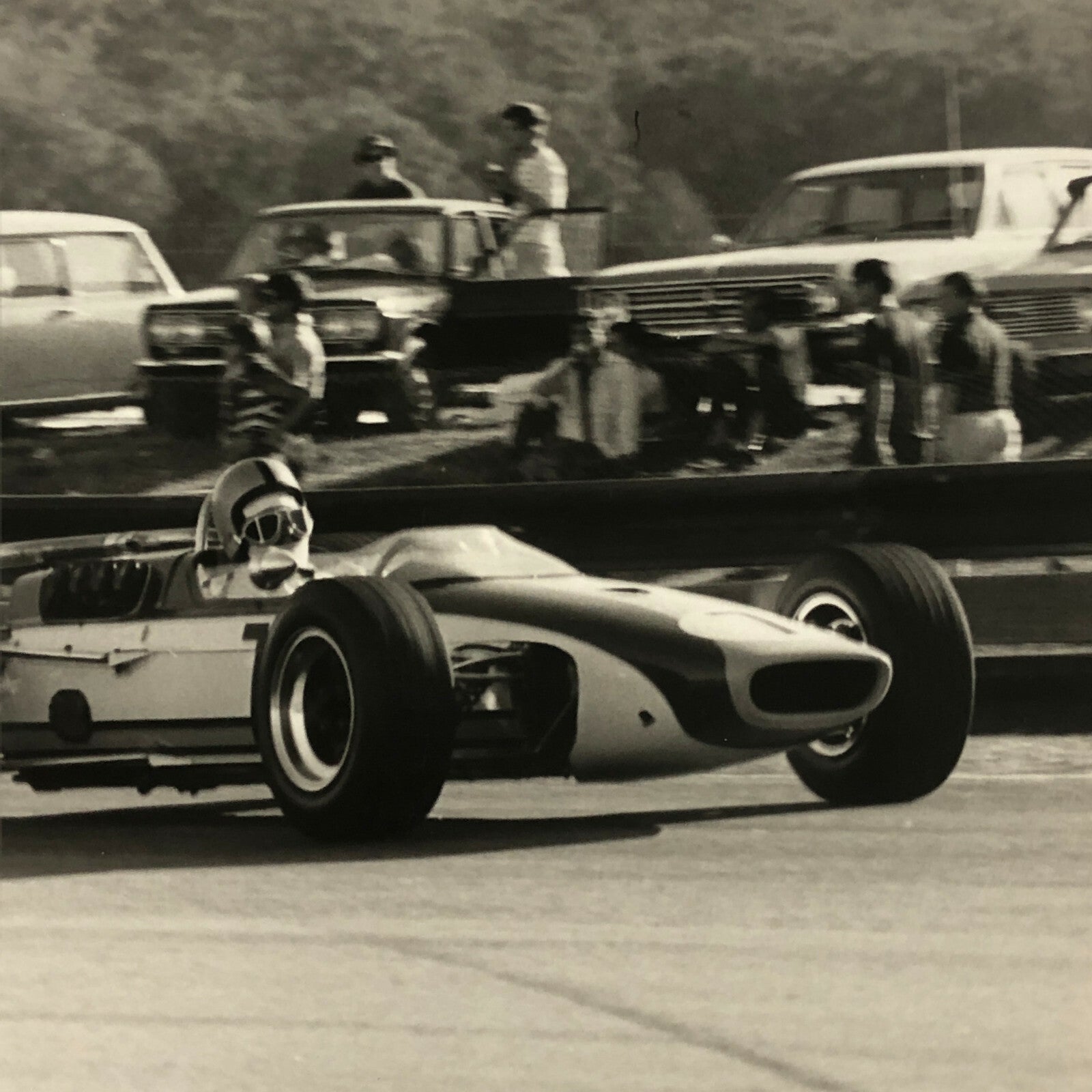 Vintage Racing Car Photo Photograph Print - Peter Macrow McLaren Car 