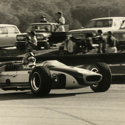 Vintage Racing Car Photo Photograph Print - Peter Macrow McLaren Car 