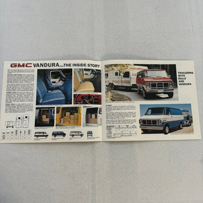1985 GMC Vandura and Rally Van Sales Brochure Catalog