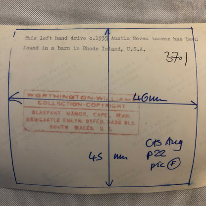 Vintage Austin Car Photo Barn Find Junkyard Parts Lot of 30 Photographs