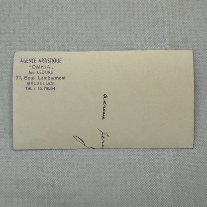 Vintage Circus Strongman Acrobat Performer Photo Photograph 3 Wyadors Bruxelles