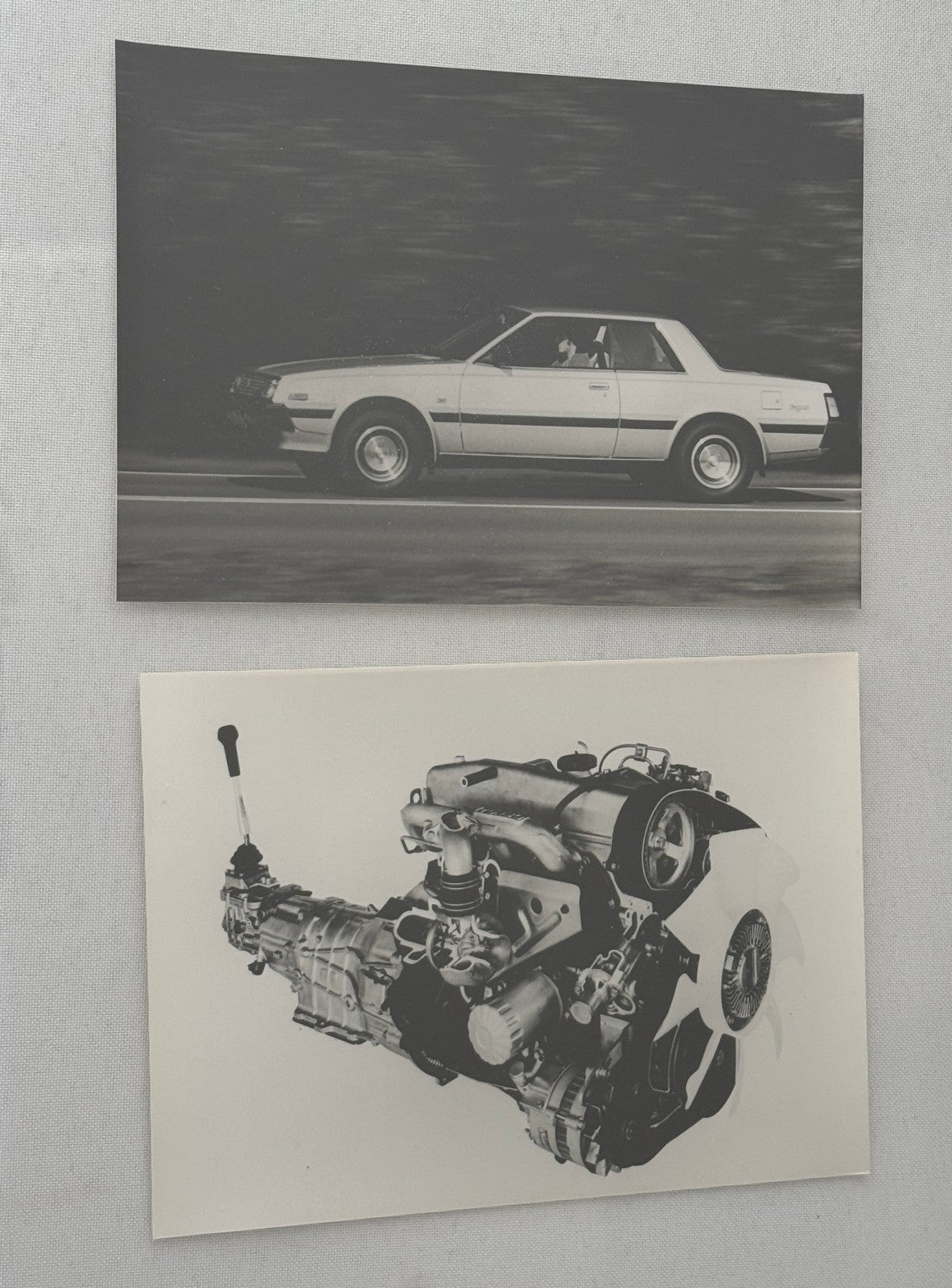 Vintage Mitsubishi Car Press Kit Photos Brochure Galant Lancer Turbo Colt GERMAN