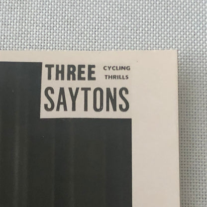 Circus Bicycle Balancing Acrobatic Act Stunt Three Saytons Photo Photograph