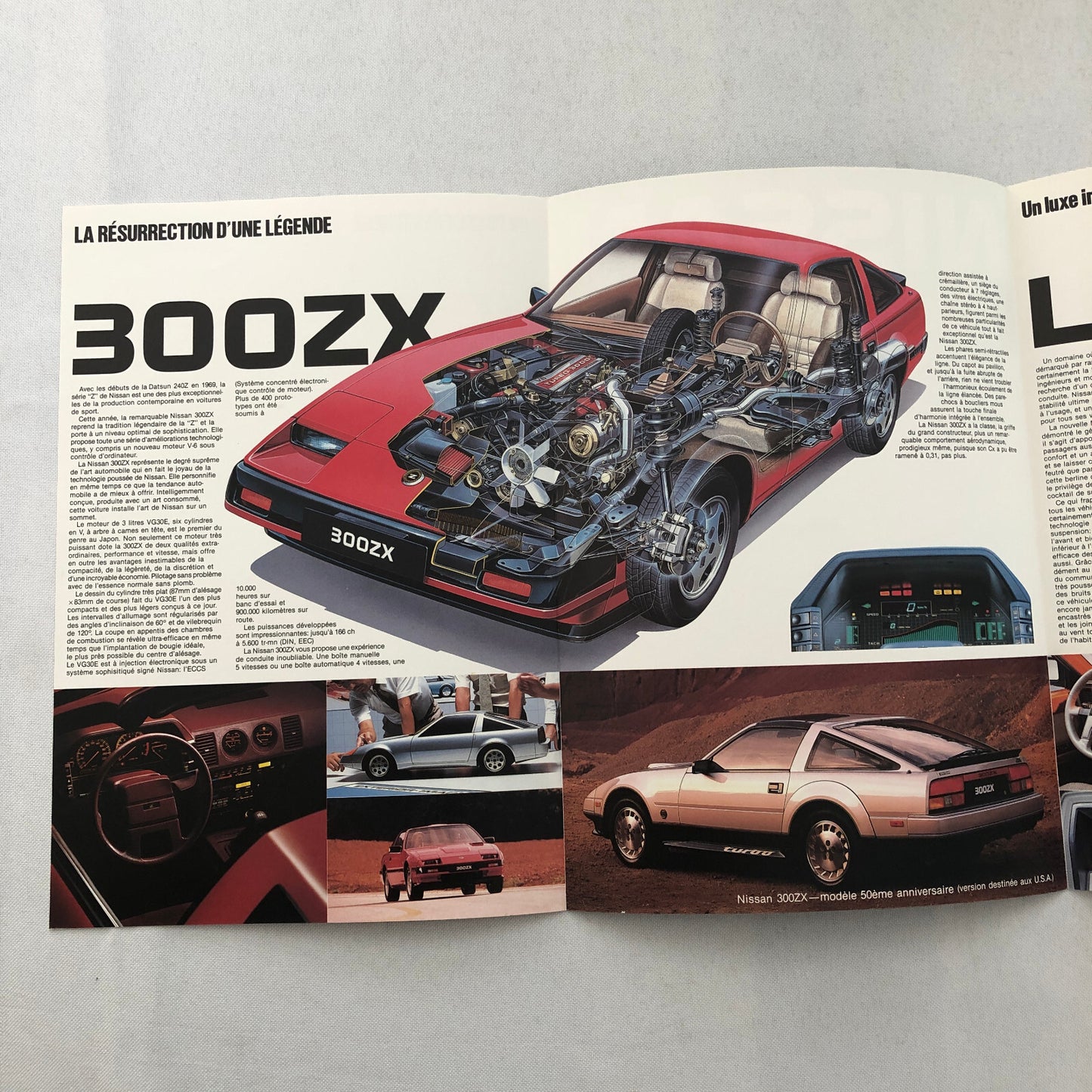 Nissan Car Sales Brohcure Catalog 300ZX 300 ZX Laurel FRENCH Text European